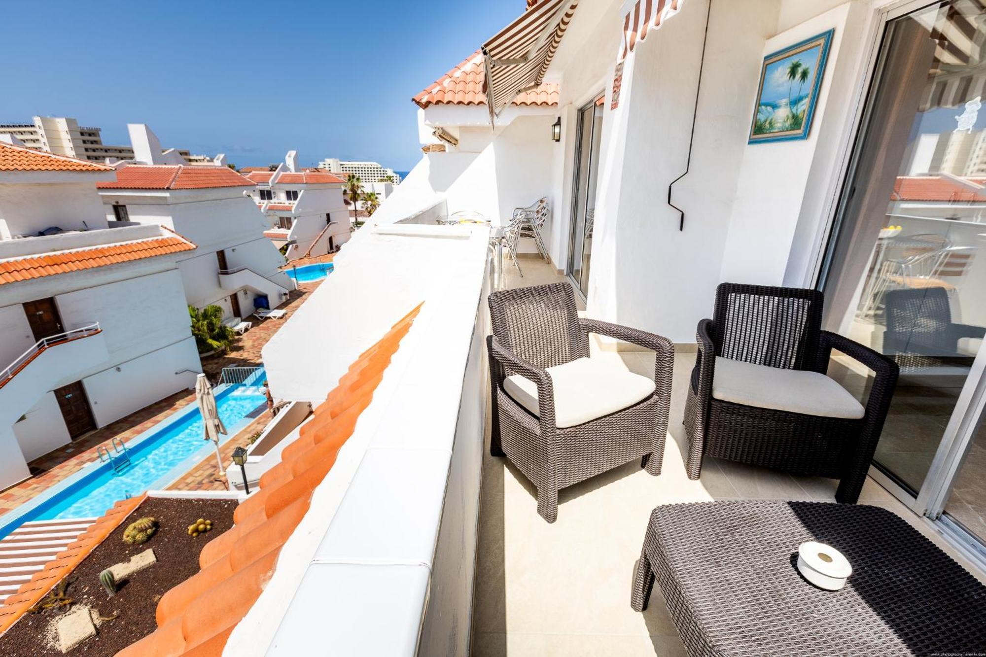 Las Floritas 23 Terrace And Swimming Pool Playa de las Americas  Exteriör bild